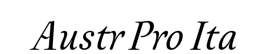 Australis Pro Italic Yazı tipi ücretsiz indir